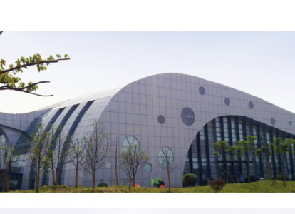 吴忠会议中心外景网架工程